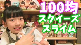 【さすが100均 ♪】100円の新作スクイーズ & スライムが面白い！