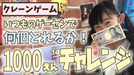 1000円チャレンジ！2018_02【ももかチャンネル クレーンゲーム】claw machine