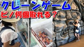 クレーンゲーム 1000円チャレンジ❤️UFOキャッチャー コインゲームの聖地バイヨンでアイスは何個取れる？