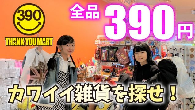 【サンキューマート】全品390円の雑貨屋さんでカワイイやつGETしました！！【ももかチャンネル】