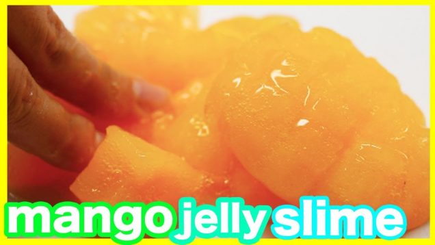 【ASMR】?mango jelly slime?マンゴーゼリースライム☆망고 젤리 슬라임 소리 페티쉬
