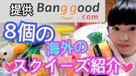 提供Banggood 8個の海外スクイーズ紹介！次回に続く