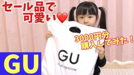 【GU購入品】モデル気取りで3000円分購入した洋服を紹介してみた！