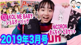 【nicola,Popteen2019年3月号】初コラボ！使える人気ブランドふろく【ベイビーチャンネル】
