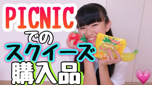 原宿のPICNICでのスクイーズ購入品紹介！