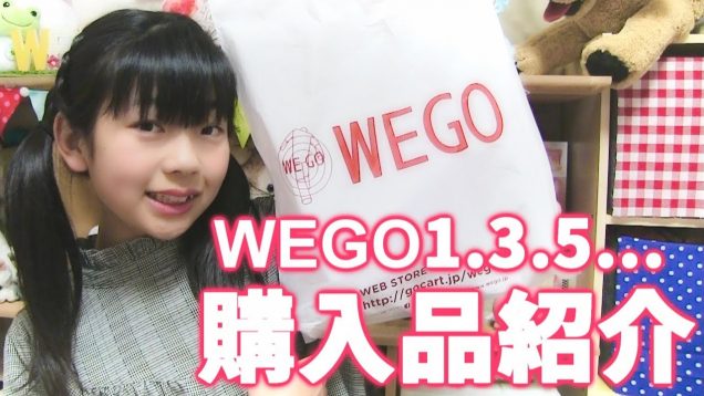 【初めてっ！】原宿WEGOイチサンゴー☆購入品紹介