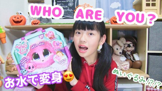 お水で変身！ぬいぐるみに名前をつけます♪  WHO are YOU？