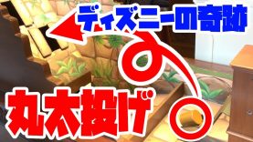 【ディズニーランドの奇跡】丸太投げゲームに挑戦！