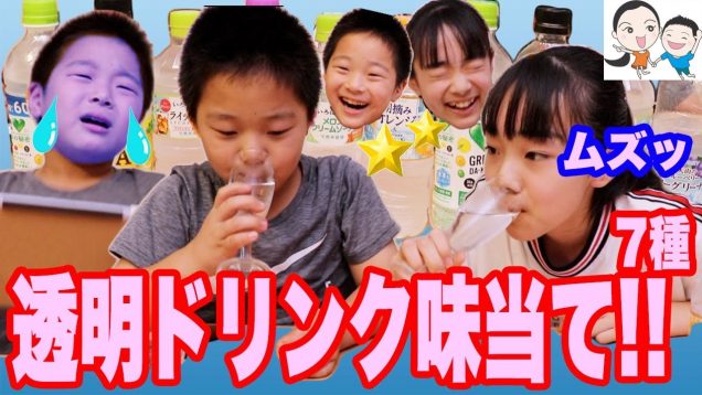 【姉弟対決】ジュース味当てくらいで泣いちゃダメ！【ベイビーチャンネル】