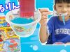 クレヨンしんちゃんつるりんゼリー麺を食べてみた★知育菓子★にゃーにゃちゃんねるnya-nya channel