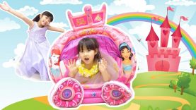 りここ姫 馬車に乗って王子様に会いに行く★りここプリンセス/Princess Carriage Inflatable Toy★にゃーにゃちゃんねる
