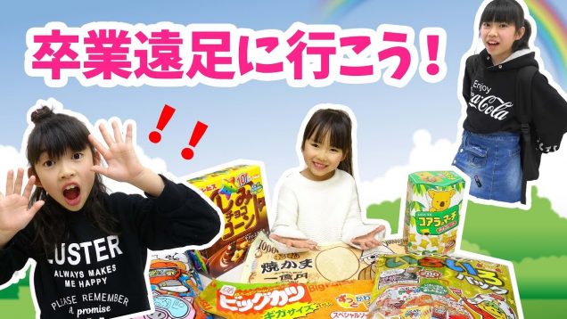 卒業遠足★デカすぎ？！遠足のお菓子を買いに行こう★ごっこ★にゃーにゃちゃんねるnya-nya channel