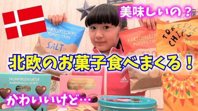 【海外のお菓子】オシャレなお菓子！中身は美味しいのか？検証【ももかチャンネル】