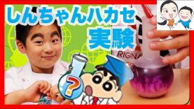 クレヨンしんちゃんハカセの実験！ ベイビーチャンネル 【知育菓子】