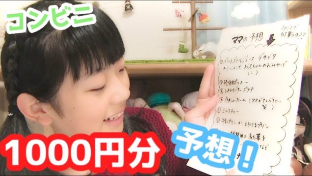 【予想！】ひかり☆コンビニで何を買ってくるか？