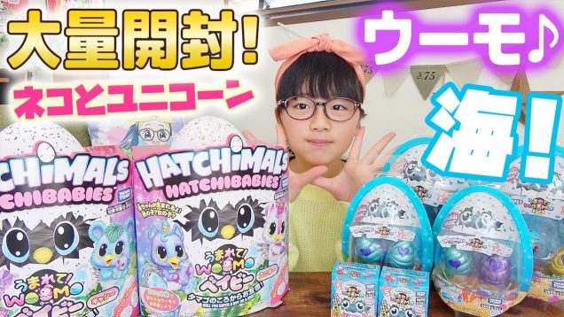 今度のテーマは海とユニコーン＆ネコ♪うまれて!ウーモミニシーズン5とユニキー＆キャシー