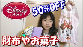 ディズニーストアで買い物❤️お財布とお菓子を買ってきました?購入品紹介  Disneystore 春財布(張る財布) ミニーの日