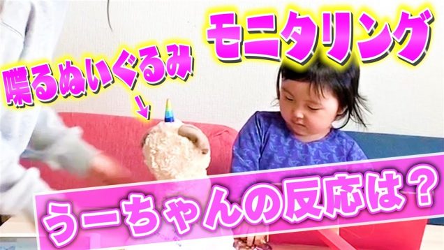 【モニタリング】もしも ぬいぐるみが話したら….