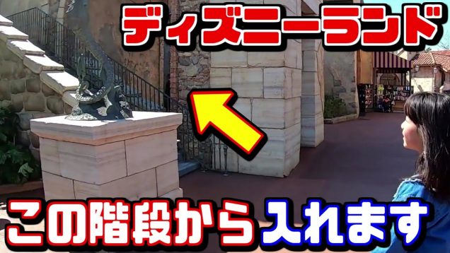 【ディズニーランド豆知識まとめ】夏休みで混雑する東京ディズニーシーで入場ゲートを並ばずに階段から入ってみた！ ファンタジースプリングスで話題のTokyo DisneySea【しほりみチャンネル】