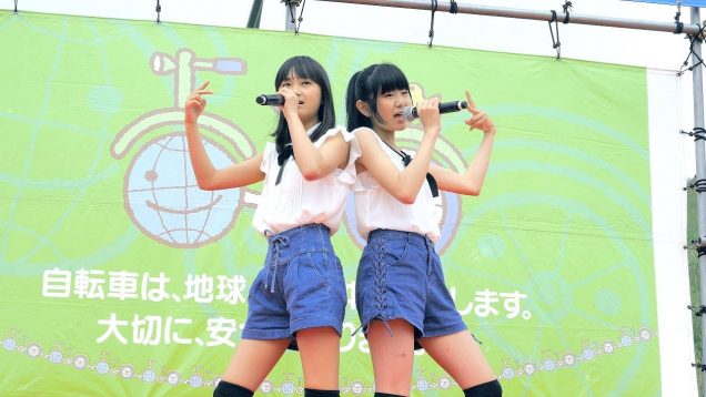 【4K】まばたき「恋のシャボン玉」 湊林檎 水無瀬叶和 第18回北海道ママチャリ耐久リレー大会 (18 06 24)