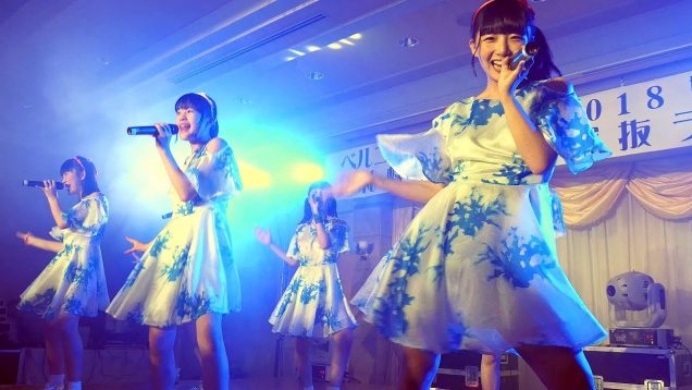 【4K】SNOW CRYSTAL(スノクリ)「Flower Elements」ベルコサンクスマッチ始球式争奪札幌アイドル選抜ライブ (18 05 26)