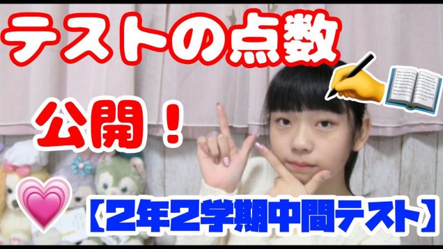 【テストの点数】2年2学期中間テストの点数を公開！