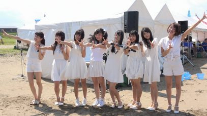 【4K】20190825 ほくりくアイドル部「ビーサン飛ばし世界選手権in金沢」in石川県金沢市･金石海岸