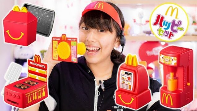 ハッピーセットのなりきりマクドナルドで遊んでみた！マックの店員さんになりきり！