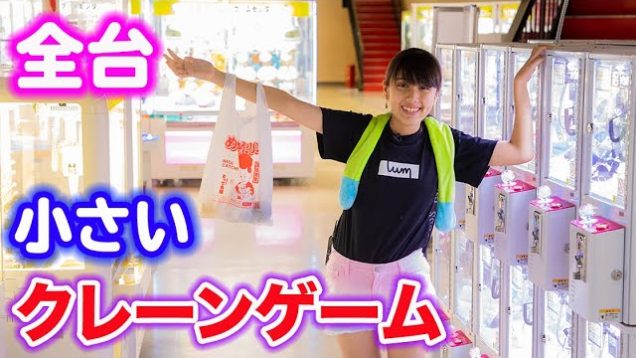 ミニクレーンゲーム全台やってみた！エブリデイとってき屋大量に取れる？！