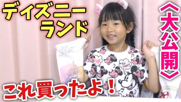 ディズニーランドのおみやげ！購入品紹介♪しのが選んだものはこれ!!可愛いのいっぱい♪