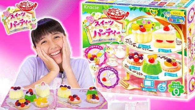 ポッピンクッキン スイーツパーティー！これが一番おいしい！可愛い知育菓子作ってみた！