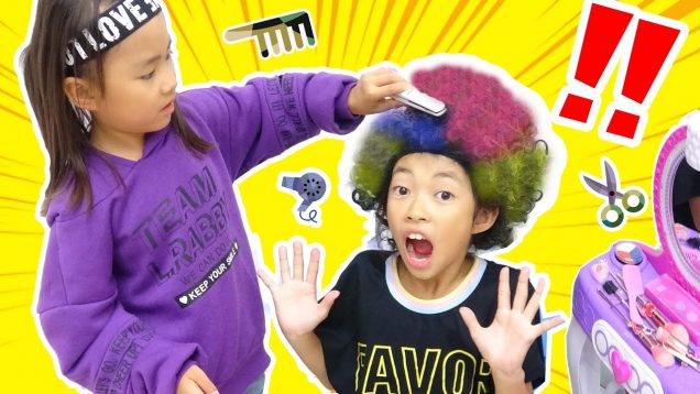 オシャレにするよ！りここ美容院へようこそ！寸劇ごっこ遊び★にゃーにゃちゃんねるnya-nya channel