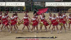 日田高校 響櫳祭　赤チア20190912