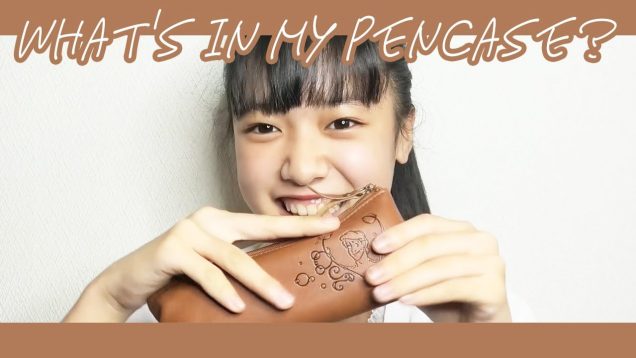 いぐさの筆箱の中身紹介-what’s in my pencil case?-