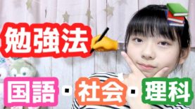 【学生必見】国語・英語・社会 の勉強法を紹介!!!