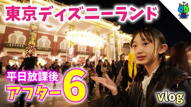 【東京ディズニーランド】平日放課後にアフター6行ってみた！2019年12月vlog【ももかチャンネル】