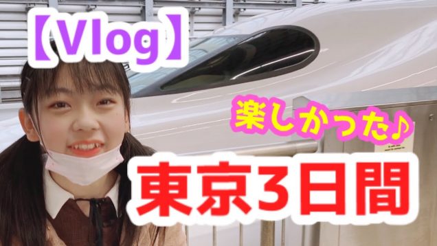 【Vlog】東京で過ごした3日間♡    ~2019 winter~ 【Tokyo,Japan】