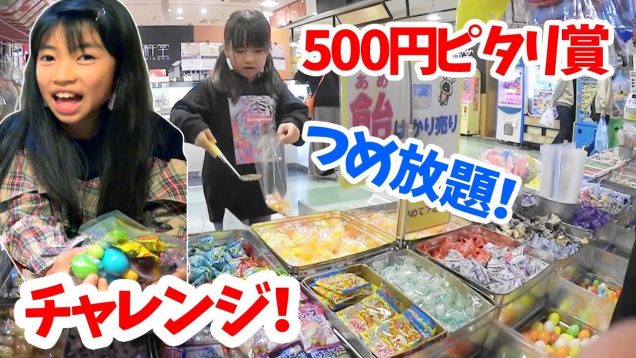 第2回！駄菓子屋はかり売り詰め放題でピタリ賞チャレンジ！！今度こそピタリ賞？！★にゃーにゃちゃんねるnya-nya channel