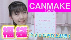 【福袋】CANMAKEの７００円ラッキーバッグを開封♡　２０００円以上お得だった！？（２０２０年）