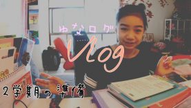 【Vlog】シンガポールJS6☆スクールホリデーはもう終わり! 2学期の準備しなくっちゃ!★ゆなログ★