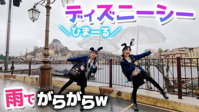 Rちゃんとディズニーシー！雨でがらがら♪空いててソアリン・タワーオブテラー等乗りまくり！【前編】