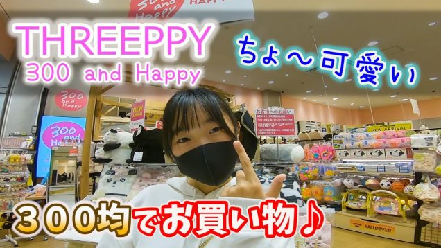 300円ショップ【THREEPPY】スリーピーでお買い物♪