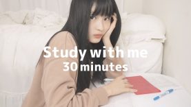 【30分作業用動画】一緒に勉強しない？Study with me(30minutes)