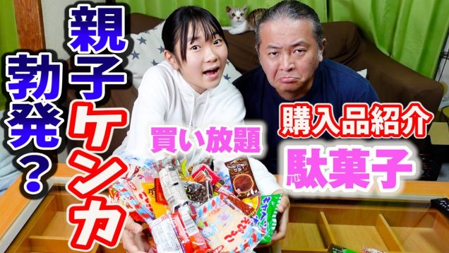 親子ケンカ勃発？？駄菓子【買い放題】意外なアレが超うまい！！！購入品紹介