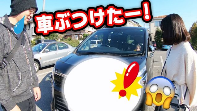 車の状態は？父、車をぶつけてしまう…。。。【しほりみチャンネル】