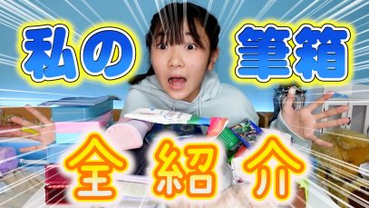 私の筆箱全紹介！小さい時の物～現役バリバリの筆箱まで！！