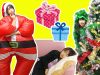 【寸劇】クリスマスプレゼント何が欲しいの？サンタとクリスマスツリー★にゃーにゃちゃんねるnya-nya channel