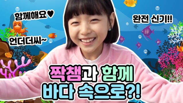 짝챔과 함께 바다속으로 들어가기?!❤ 바다속에서 만난건 무엇일까요?! Vitamin Vlog | 데일리 클레버