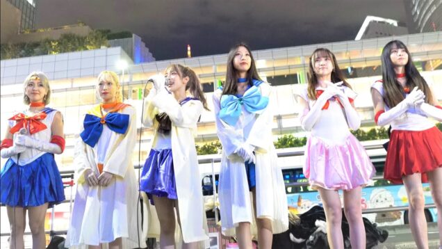 【4K/a7Rⅲ/1635GM】Tiiigirl/ティーガール（Japanese idol group “Tiiigirl”）セーラームーン コスプレ at 新宿駅南口 2020年10月27日（火）