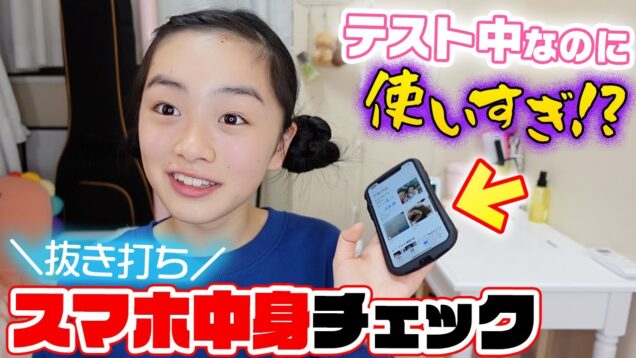 【抜き打ち】スマホの中身チェック！テスト期間中なのに使いすぎ!LINE全スタンプ紹介♪